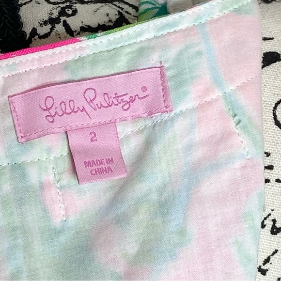 Lilly Pulitzer Sleeveless Summer Resort Party Pink Jungle Animal Print Dress - Picture 11 of 12